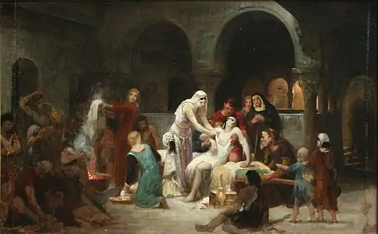 Saint Elizabeth of Hungary Curing the Sick, 1883