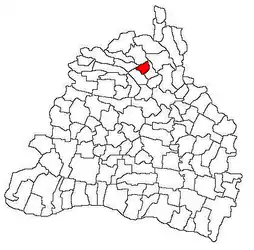 Location in Dolj County