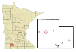 Location of Storden, Minnesota