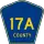 County Road 17A marker