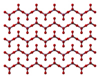 Ball-and-stick model of chromium trioxide