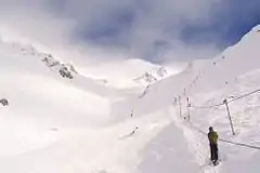 Looking up the valley