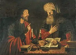 Jesus and Nicodemus, by Crijn Hendricksz