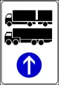 Proceed straight for Vehicles Carrying Dangerous Goods