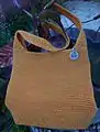 Crocheted bucket-style handbag by Sak.com