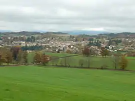 A general view of Cunlhat