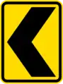 (W20-2/PW-67) Curve marker