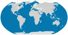 A world map shows killer whales are found throughout every ocean, except parts of the Arctic. They are also absent from the Black and Baltic seas.
