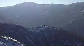 The village of Divina in winter