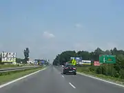 Intersection with  DW 721 under Nadarzyn