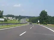 National road 8 at the height of Podkonica