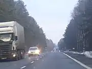 National road 8 at the height of Przyjmy