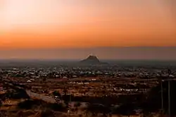City of Dodoma at sunset.
