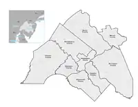 Map of DVRPC Region.