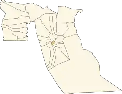 Location of El Oued Commune within El Oued Province