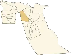 Location of Reguiba commune within El Oued Province