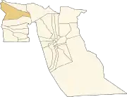 Location of Oum Touyour commune within El Oued Province