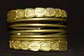Gold bracelet from Sarmizegetusa Regia – 1st century BC  (NMIR Museum Bucharest)