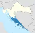 Map of Dalmatia