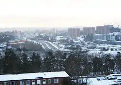 2006 wintertime view over Danderyd