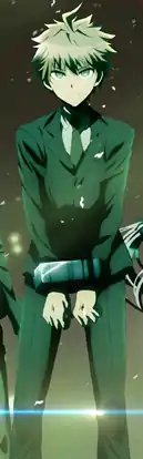  Sketch of a redesigned Makoto used in Danganronpa 3: The End of Hope's Peak High School