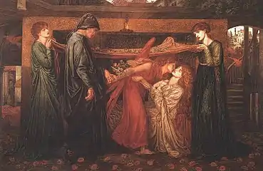 Dante Gabriel Rossetti  Dante's Dream  1871