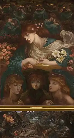 The Blessed Damozel (1871–1878; model: Alexa Wilding)