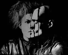 Image 14The German electronic rock duo Das Ich, 1993. Their aspect shows the influence of the goth look which returned in the 1990s. (from 1990s in fashion)