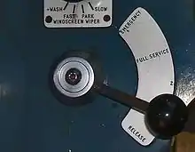 British electric train driver's brake