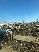 Image 9Debris and destroyed homes along Alexander Street in Dawson Springs. (from 2021 Western Kentucky tornado)
