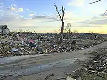Image 3Widespread devastation in a residential area of Dawson Springs. (from 2021 Western Kentucky tornado)