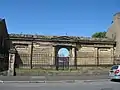 Gateway to Deane Road Jewish Cemetery, Edge Hill(1836 Grade II)