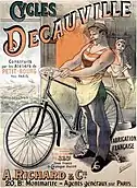 Advertising poster of Decauville cycles, c. 1892