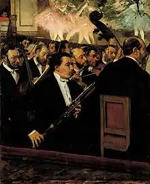 Edgar Degas, L'Orchestre de l'Opéra (Musée d'Orsay, 1868)