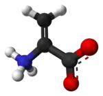 Ball-and-stick model of the zwitterion