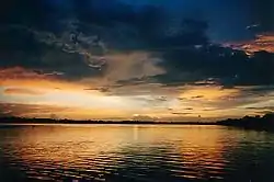 Orinoco Delta's sunset