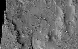 Delta in Margaritifer Sinus quadrangle as seen by THEMIS.