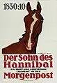 Der Sohn des Hannibal, poster from the Morgenpost, 1915