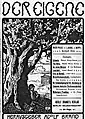 Der Eigene, "New Series" vol. 1 (= vol. 3, the first entirely gay volume) (1898), no. 1 - ten issues in this format