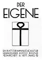 Der Eigene, vol. 12 (1929), no. 5 - five issues in this format