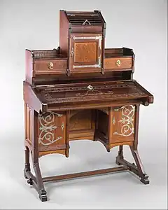 Desk; c.1877; Metropolitan Museum of Art