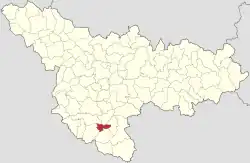 Location in Timiș County