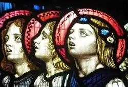 Robert Anning Bell, Gerald Valerian Wilson memorial stained glass window, St James Church, Warter