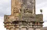 Hellenistic and Punic motifs visible on the 2nd century BC Numidian Mausoleum of Dougga