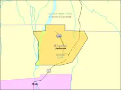 Detailed map of Anderson