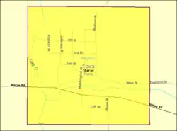 Detailed map of Marne, Iowa