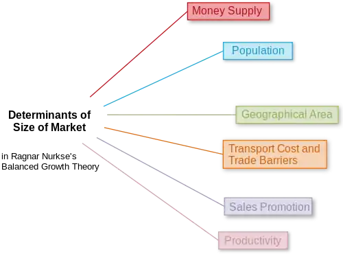 Determinants of size of market