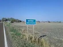 Detroit from the south, viewed from State Highway K-43