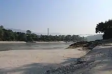 Footbridge to Devghat Holli Temple sites