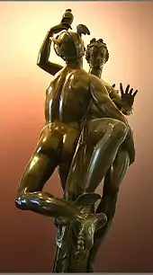 Adriaen de Vries, Mercury and Psyche Northern Mannerist life-size bronze, made in 1593 for Rudolf II, Holy Roman Emperor.